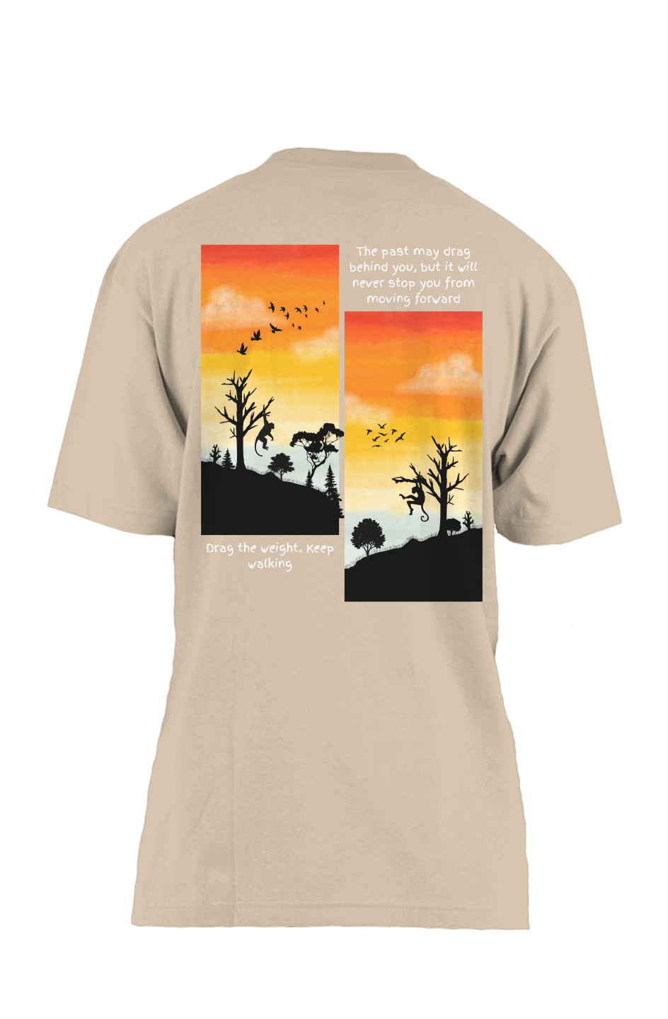 Dragging Monkey Oversize Tee