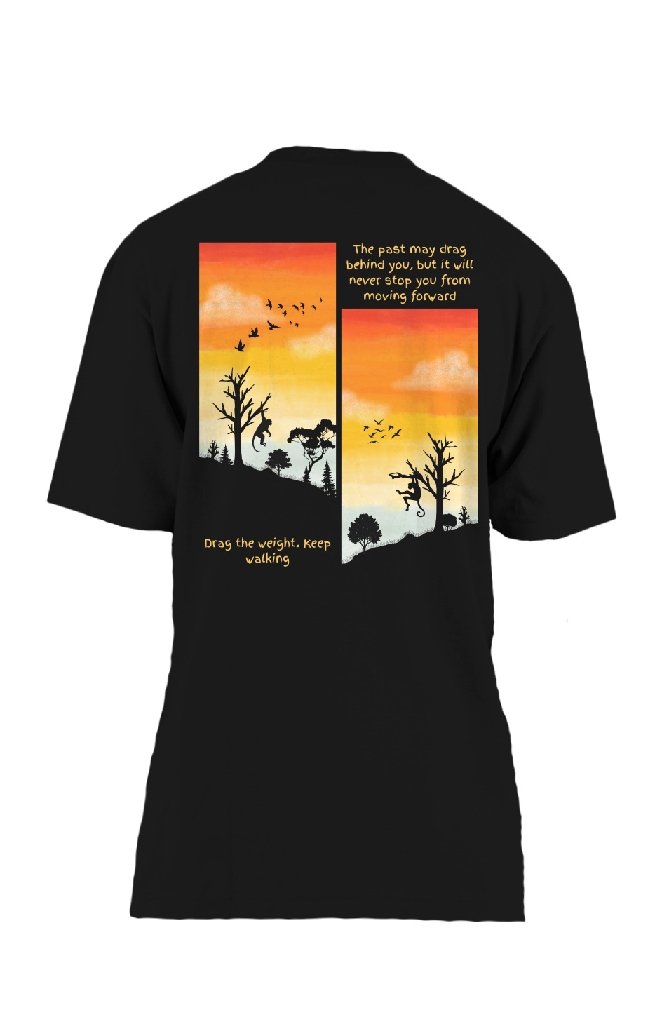 Dragging Monkey Oversize Tee