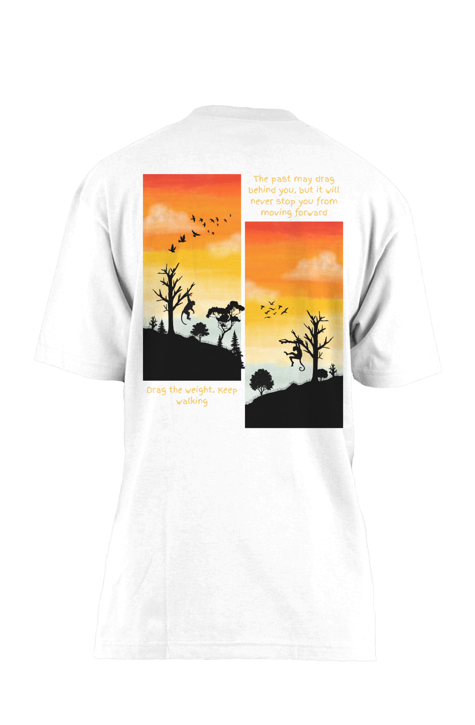 Dragging Monkey Oversize Tee